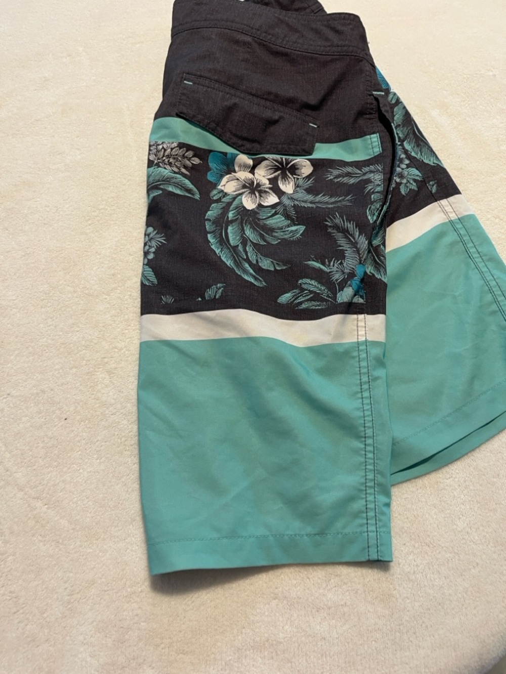 Goodfellow & Co Men’s Swim Trunks Size 32 Tropical Board Shorts Beach - Picture 4 of 4